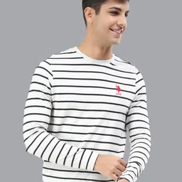 U.S. Polo Assn. Men Striped Lounge T-shirt-picture-30
