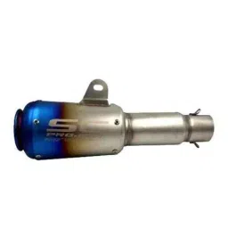 RA Accessories BIGSC Stainless Steel Bike Exhaust Compatible for Yamaha Fazer FI image 2