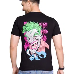 Quco Men Graphic Printed Biowashed Round Neck Cotton Tshirt image 2