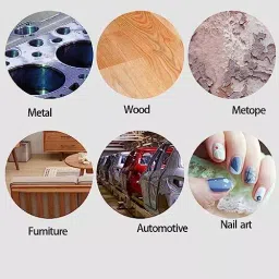 Sarrah 228.6x279.4 mm (9x11 inch) Waterproof 2000 Grit Silicon Emery Paper Sheet (Pack of 10 Pcs) image 5