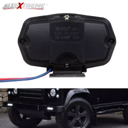 Allextreme EXL21S2 Imported Universal 8 LED Fog Light Off/On Road Driving Work Lamp with Handlebar Switch for Bike Cars and Motorcycle (12W, White Light, 2 PCS, 6 Months Warranty) image 4