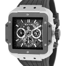 EXTRI Men Dial & Textured Straps Analogue Watch X6097-F image 3