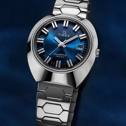 Timex Men Patterned Dial & Stainless Steel Bracelet Style Straps Analogue Watch TW2Y33100IK image 4