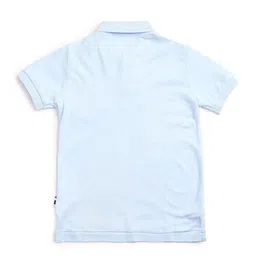 U.S. Polo Assn. Kids Boys Tropical Printed Polo Collar Pure Cotton T-shirt image 4