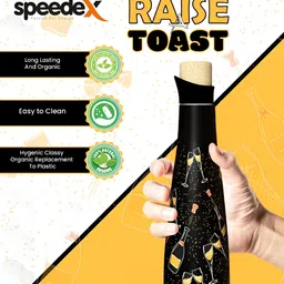 Speedex Multicoloured & Multicoloured Single Stainless Steel Printed Double Wall Vacuum Water Bottle image 4