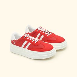yoho Fluffs Women Striped Canvas Sneakers-picture-15