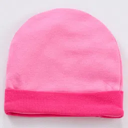 Babyhug 100% Cotton Animal Printed Cap Mittens & Booties - Cap Diameter 10 cm image 3