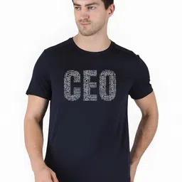 CASUALBUD Men Typography Printed Round Neck T-shirt-picture-15