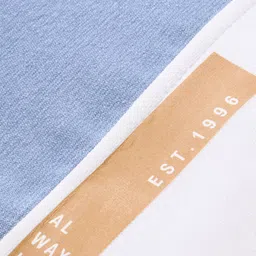 Little Kangaroos Fleece Knitted Full Sleeves Hooded Jacket With Kangaroo Pockets - White image 4