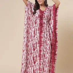 CHUI MUI Women Pure Cotton Maxi Nightdress-picture-10