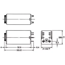 Omron Solid State Timer H3Y-2 AC 200-230 V, H3Y-2 AC200-230 5M image 2