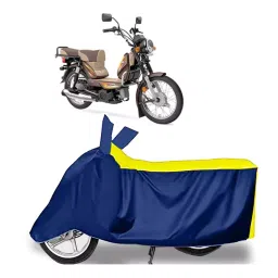 Auto Pearl Two Wheeler Cover for TVS XL 100 - Yellow, Blue-picture-16