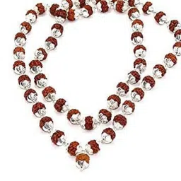 AURRA STORES Women Brown Silver-Plated Artificial Beads Ethnic Slip-On Body Chain-picture-15