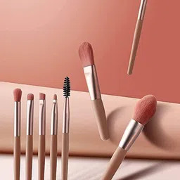 zemglam Set Of 8 Makeup Brushes With Storage Bag-image-30