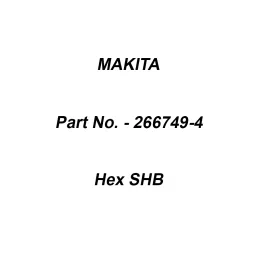 Makita Hex SHB With WR Size M5x25 mm Suitable For BBX7600, Part No 266749-4-picture-41