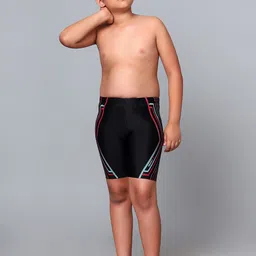 VECTOR X Kids Printed Slip-On Swim Bottoms image 4