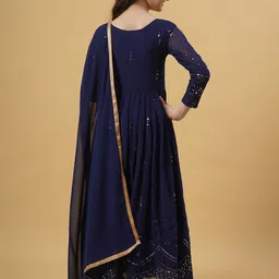 Kedar Fab Ethnic Motifs Print Maxi Dress image 4