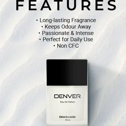 Denver Men Black Code Eau de Parfum 70ml image 3