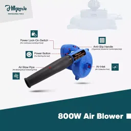 Hillgrove HGCM356M1 800 W 18000 rpm Electric Air Blower & Suction Dust Cleaner  Combo, HGCM648 image 2