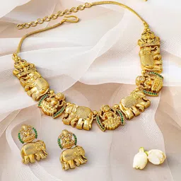 Rubans 22K Gold Plated Jewellery Set-image-13