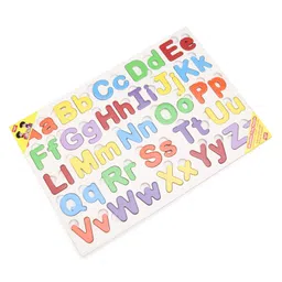 Anindita Toys Capital & Small Alphabets With Thumbcuts Multicolour - 52 Pieces image 4