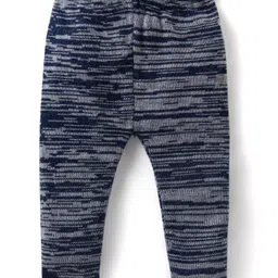 Babyhug Knitted Full Sleeves Pullover Sweater & Pant Set with Santa Clause Embroidery - Red image 4