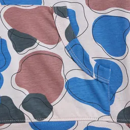 StyloBug Cotton Knit Full Sleeves Abstract Printed Light Winter Sweatshirt - Multi Colour image 5