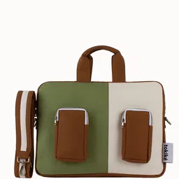 Tokike Unisex Colourblocked Laptop Bag-picture-51