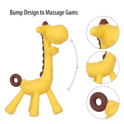 AEREX Reusable Baby Cloth Diapers For 6 Months to 3 Years With 2 Insert Pads & Giraffe Teether Soft Leak Proof Washable Diapers For New Born Babies image 5
