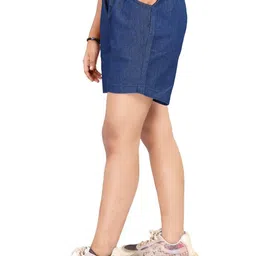 unoseven UNO seven girls Denim Shorts with Side Pockets image 2