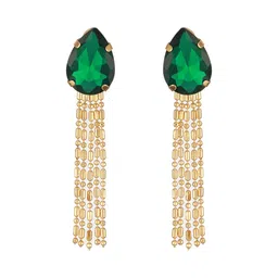 Jazz and Sizzle Set of 2 Gold-Plated & Rhodium-Plated Contemporary Drop Earrings image 4