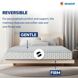 Sleepwell Dual Pro Profiled Reversible 5 inch King PU Foam Mattress image 4