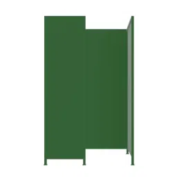 Messer 2400x2400x1800 mm Green Foldable Welding Booth, 80820131 image 2