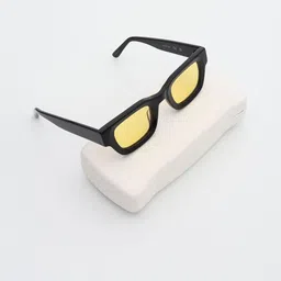 PELLE LUXUR Unisex Square with UV Protected Lens Sunglasses PL25GS375-picture-36