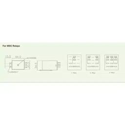 Salzer Relay M SERIES - MSC 24V DC 5A 3 Pole, MSC 3P 24 (Pack of 10) image 3