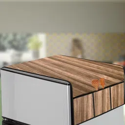 The Furnishing Tree Brown Plastic Refrigerator Cover-picture-10