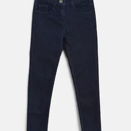 Tales & Stories Solid Slim Fit Clean Look Jeans - Dark Blue image 1