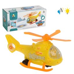 Negocio Flying Trip Electric Helicopter With Light and Sound - Pack of 1 - Color May Vary-picture-3