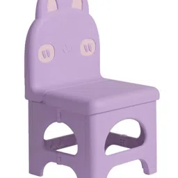 Robbox Plastic Tiny Tot Folding Chair For kids with Cute Animal Design Foldable, Lightweight & Durable Toddler Seating Chair for Playroom, Study, Nursery, Dining and Preschool Use - (Purple)-picture-10