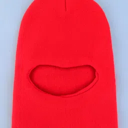 Pine Kids Solid Color Monkey Cap Red - Diameter 20 cm image 2