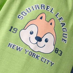 Tango Single Jersey Knit Full Length Track Pant With Animal Print & Lace Detailing - Green image 3