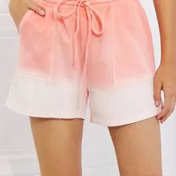 LULU & SKY Women Ombre Colourblocked High-Rise Shorts-picture-22