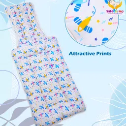 SafeChamp Lite Air baby Sleeping Bag and 4 Piece - Bed With Pillow And 2 Bolsters (Pack -2) (Blue) image 4