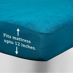 AGS ACTIVE Green Terry King Size Water Resistant Mattress Protector image 4