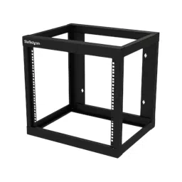 StarTech.com Black 9U Steel Server Rack with 2-Post Frame, RK919WALLO-picture-10