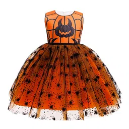 StyleCast x Revolte Girls Colourblocked Layered Georgette Fit & Flare Midi Dress-picture-26