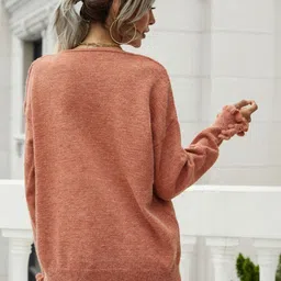 Mast & Harbour Women Pullover with Fuzzy Detail image 4
