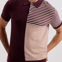 Ted Baker Men Striped Polo Collar Pockets T-shirt-picture-22