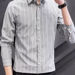StyleCast x Revolte Men Pinstripes Striped Spread Collar Casual Shirt-picture-10