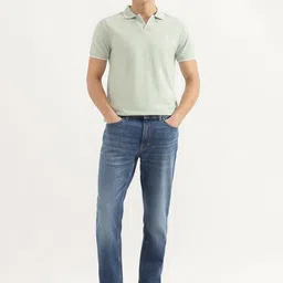 United Colors of Benetton Men Solid Polo Collar Cotton T-shirt image 3